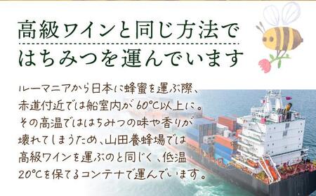 山田養蜂場ルーマニア産アカシア蜂蜜200g（ビン入り）×3個（64301）【006-a069】
