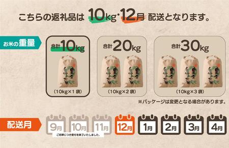 【先行予約】令和7年産 鏡野町産 きぬむすめ 精米10kg（10kg×1袋）［2025年12月発送］【035-a004-12】