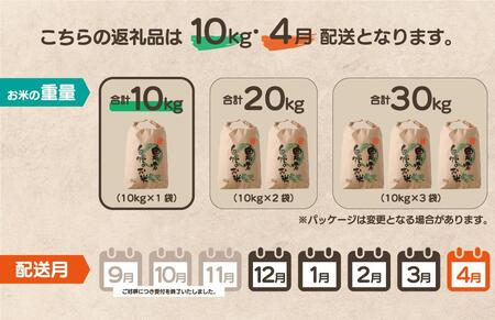 【先行予約】令和7年産 鏡野町産 きぬむすめ 精米10kg（10kg×1袋）［2026年4月発送］【035-a004-04】