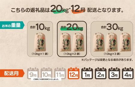 【先行予約】令和7年産 鏡野町産 きぬむすめ 精米20kg（10kg×2袋）［2025年12月発送］【035-a005-12】