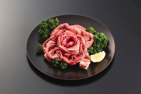 黒毛和牛 4等級以上 岡山県産 牛肉 肩ロース すき焼き用 400g _A26