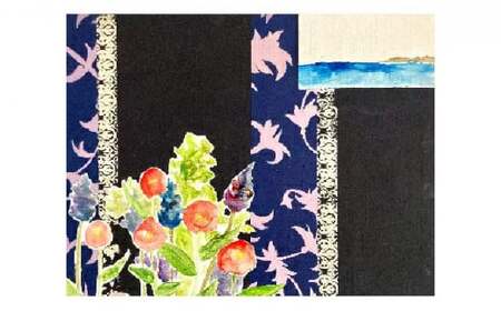 花房紗也香 絵画作品 奈義町在住アーティスト 油彩 絵画 アート インテリア 壁掛け