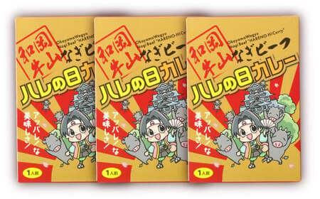 なぎ ビーフカレー 約200g×3パック 計約600g ビーフ カレー レトルトカレー レトルト 牛肉 牛 和牛 なぎビーフ カレー 奈義町 岡山県産 国産牛 国産