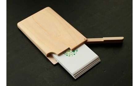 ひのきの名刺入れ タテ型 M-ms-A12A