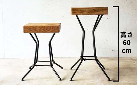 国産栗の木のスツール60cm（Fio） E-mp-A27A