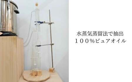 西粟倉の森のエッセンシャルオイル【ヒノキの木】【ヒノキの葉】 2種セット M-ms-A46A