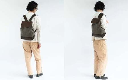 シカ革リュックサック （鹿革+帆布） Z-UY-A06A