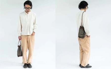 シカ革巾着袋(鹿革+帆布) Z-UY-A08A