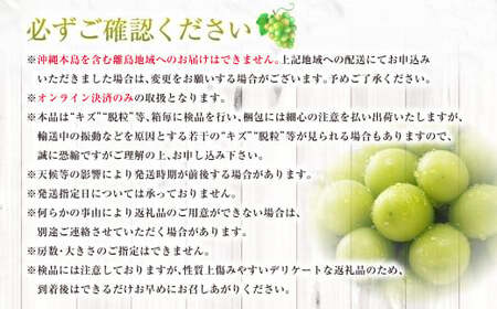 【ふるなびWEEK対象】シャインマスカット 晴王 2kg FN-Limited-PR ぶどう 葡萄 フルーツ 果物 岡山県 岡山県産 2026年 先行予約 【2026年9月下旬-10月下旬発送予定】
