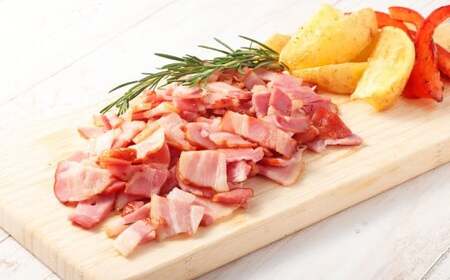 岡山ピーチポークベーコン 切落し 450g ／ ピーチポークベーコン ベーコン ベーコン切落し 切落しベーコン スライス 豚肉ベーコン ピーチポーク 豚肉 豚 10,650円