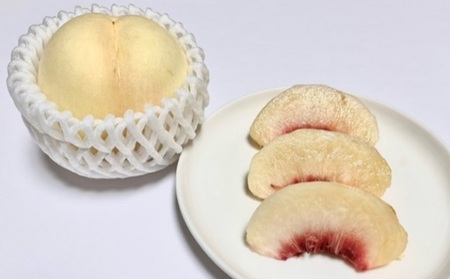桃 白桃 おかやま夢白桃 約2kg 5～7玉 もも フルーツ 果物 岡山 美咲町産