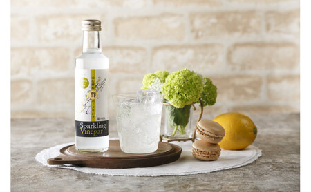 のむ酢・酢パークリング詰め合わせ【化粧箱入】8本 ＜のむ檸檬酢（3倍濃縮タイプ200ml×4本・のむ檸檬酢パークリング200ml×2本・のむブルーベリー酢パークリング200ml××2本＞ | のむ酢