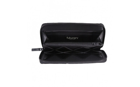 「千菱」 ラウンドラウンド長財布 / KUROGIN ドット B07