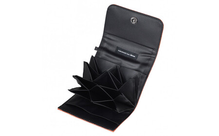 FUKUNARY はちのす カードケース 最大17枚 大容量 / ブラウン M069