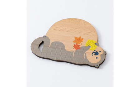 Ten＆O　木製コースター　ひろしまぱんだ × ひろしまらっこ　各1枚 合計2枚入り）