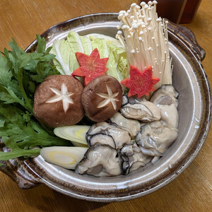 カキ鍋セット2人用から3人用広島県産500ｇ野菜味噌だし付