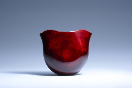 両口酒器「えくぼ」(溜)