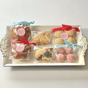 猫モチーフの焼菓子アソートL