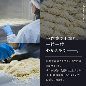 【定期便 3か月】中野水産 美浄生牡蠣 冷凍カキフライ