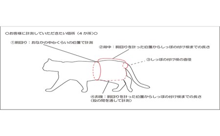 オーダーメイド 猫専用おむつカバー 広島県呉市 ふるさと納税サイト ふるなび