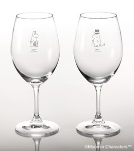 ムーミンワイングラスペア（ムーミンパパ&ムーミンママ）／リーデル ku186-029-r