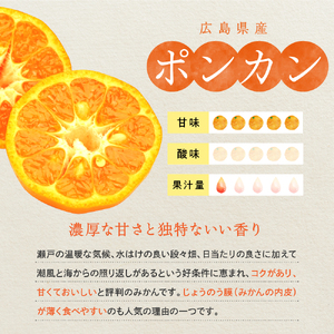 【2026年1月中旬～発送】上神農園のポンカン 約5kg ku011-007-25