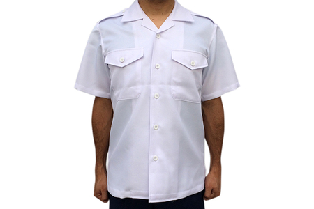 【船員服】半袖開襟パイロットシャツ 3Lサイズ