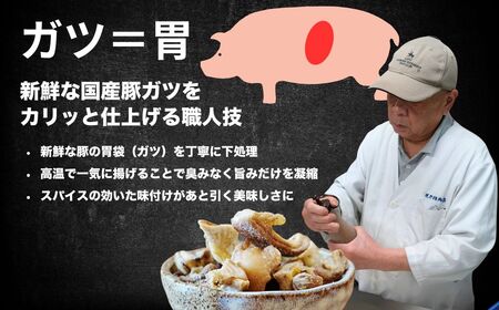 【珍味】揚げホルモン せんじがら 240g (60g×4) 広島 瀬戸内 ご当地おつまみ 尾野精肉店