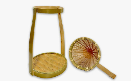 竹細工 コーヒードリッパー ＆ スタンドセット 日用品 珈琲 ドリップ 132001