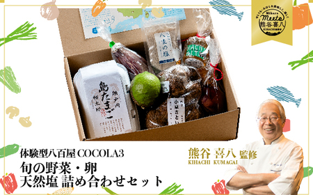 【熊谷喜八シェフ監修】栽培期間中無農薬・野菜のプロが選ぶ. 旬の野菜・卵・天然塩 全6~8品詰め合わせセット(レシピ付き) 野菜 塩 卵 たまご 有機農家 野菜セット オーガニック レシピ 広島県 三原市 佐木島 083004