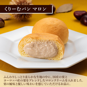 【八天堂】季節限定・先行受付 秋冬くりーむパン3種6個詰合せ お菓子 おやつ デザート スイーツ 冷凍 秋の味覚 015047