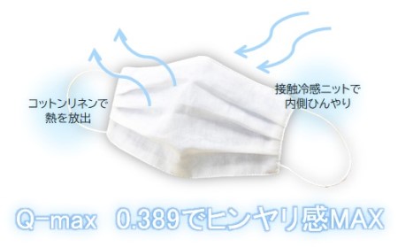 夏用 マスク ひんやり冷たい冷感マスク M-CLOTH 冷感素材の夏用マスク