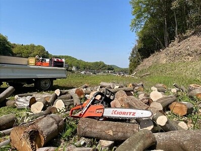 薪ストーブに最適！しっかり暖かい「カシ・クヌギ」乾燥薪（30cm）24kg×3セット  アウトドア キャンプ 暖炉 焚き火 002003