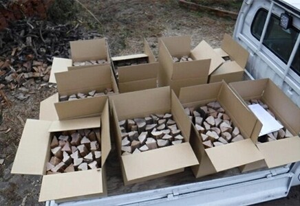 薪ストーブに最適！しっかり暖かい「カシ・クヌギ」乾燥薪（30cm）24kg×3セット  アウトドア キャンプ 暖炉 焚き火 002003