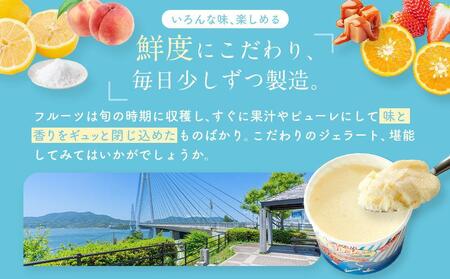 ★しまなみ・瀬戸田の素材がたっぷり！ジェラート8個