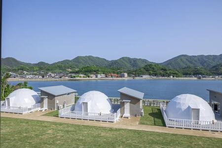 グランヴィレッジ瀬戸内しまなみ　グランピング宿泊ギフト券（3000円分）【瀬戸内 グランピング 旅行 旅行券 尾道市 】