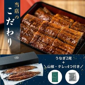 国産 うなぎの蒲焼き 特大 180g×2尾 タレ・山椒付［3-4人前］