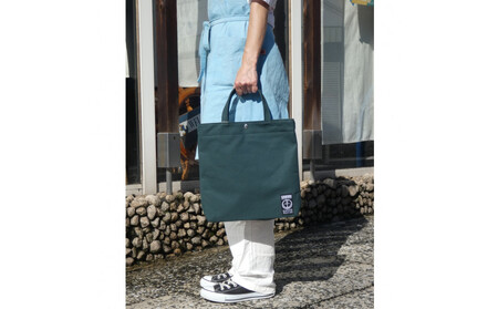 TR-A4縦（A4ファイル対応）深緑［尾道 帆布鞄 彩工房］