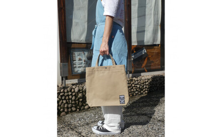 TR-A4縦（A4ファイル対応）カーキ［尾道 帆布鞄 彩工房］