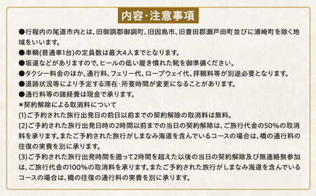 尾道の夜景ちょいとコース1時間