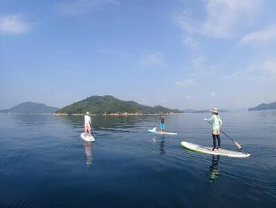 初心者におすすめ！尾道の離島・百島でSUPに挑戦! 半日コース