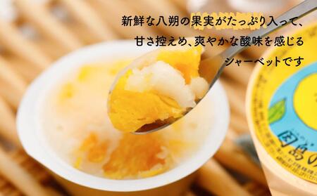 因島のはっさくシャーベット(未凍結）（75g×5個）3箱 15個セット