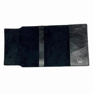 革工房いんのしまシワが楽しめる牛革ブックカバー文庫本サイズ(色:ブラック)