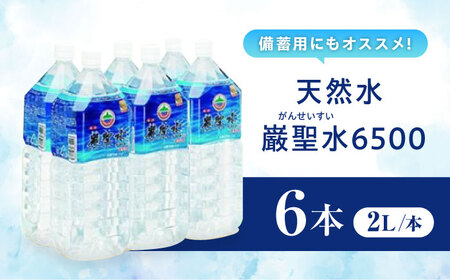 飲料 水 ミネラルウォーター 巌聖水6500 2L×6本入り 広島県福山市/小林