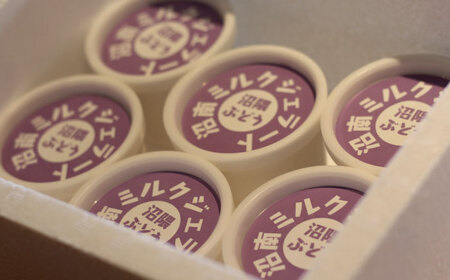 沼南ミルクジェラート 沼隈ぶどう６個 [BAEC005]ジェラート