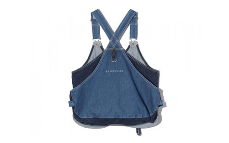 ベスト FUKUYAMA Denim Camping Vest（サイズ：M｜カラー：Indigo） 広島県福山市/株式会社スノーピーク キャンプ デニム レディース メンズ 前開き 春夏 秋冬[BACO003]