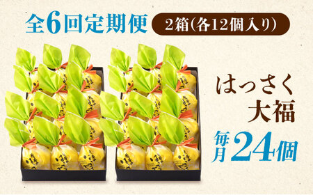 【6回定期便】はっさく大福12個入×2[BADH019] 和スイーツ スイーツ