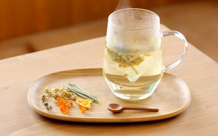 五感で感じるハーブティセット ハーブ ハーブティー ビタミン ハイビスカス ローズ オレンジ マロウ バーベナ レモングラス カモミール 和薄荷 　広島県福山市/株式会社Herbal Style[BAFV003]