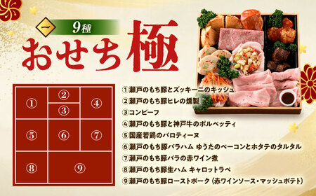 瀬戸牧場オリジナルおせち 予約限定（4～6人前）【BAER082】おせち