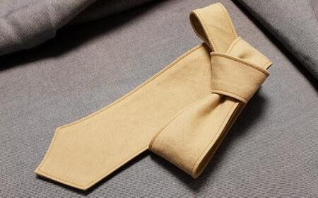 ネクタイ ベージュ [BAAF014] デニムネクタイ